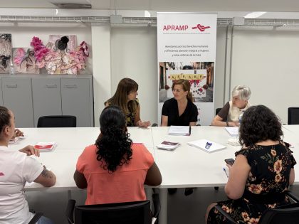 APRAMP recibe a la presidenta del Congreso de los Diputados, Francina Armengol.