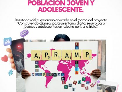 APRAMP presenta su Informe “Hallazgos sobre riesgos de captación en población joven y adolescente”.